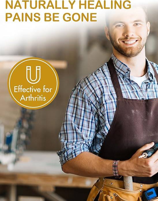 Men's Copper Bracelet,Adjustable Length with Sizing Tool