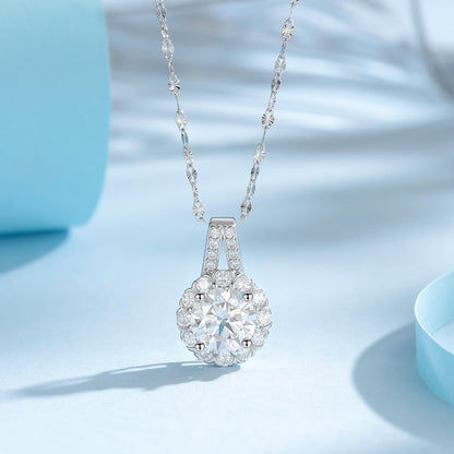 🎁S925 Sunflower Moissanite Necklace