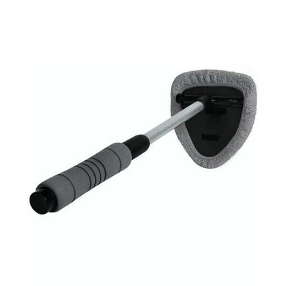 💥 💥 🔥 Windshield Cleaning Tool, Microfiber Car Window Cleaner with 4 Reusable and Washable Microfiber Pads and Extendable Handle