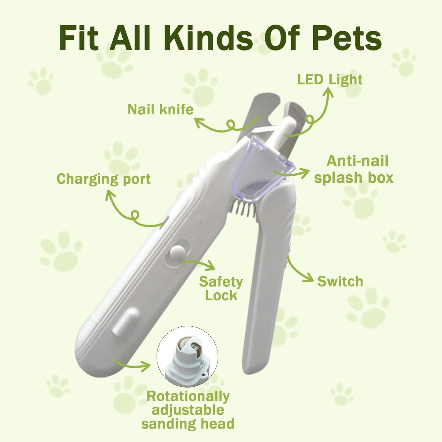 2-in-1 pet Nail Clipper