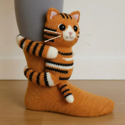 🎅Christmas Sale🎄3D Knit Animal Socks