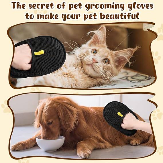 2Pcs Pet Hair Remover Glove