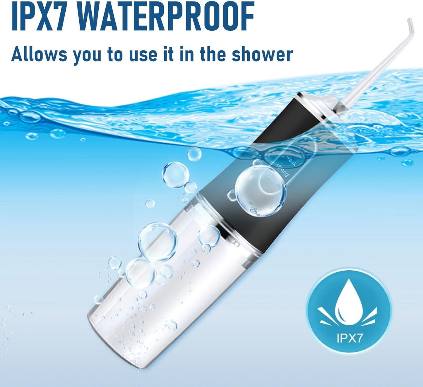 Electric Water Flosser Cordless for Teeth