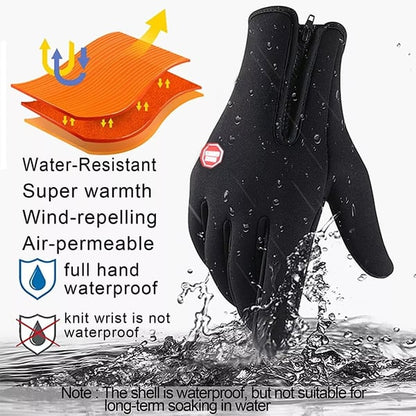 🏆 Ultimate Waterproof & Windproof Thermal Non-Slip Gloves
