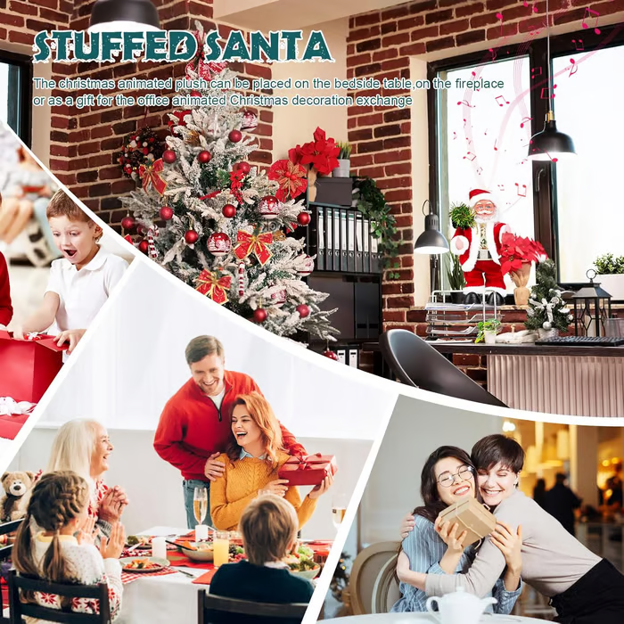 🔥Christmas Doorbuster 49% - 🎁The Twerking Santa Gang : Electric Santa Claus - Wiggling Hips- Playing Guitar