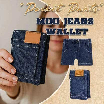 🔥 Pocket Pants Mini Jeans Wallet 🔥