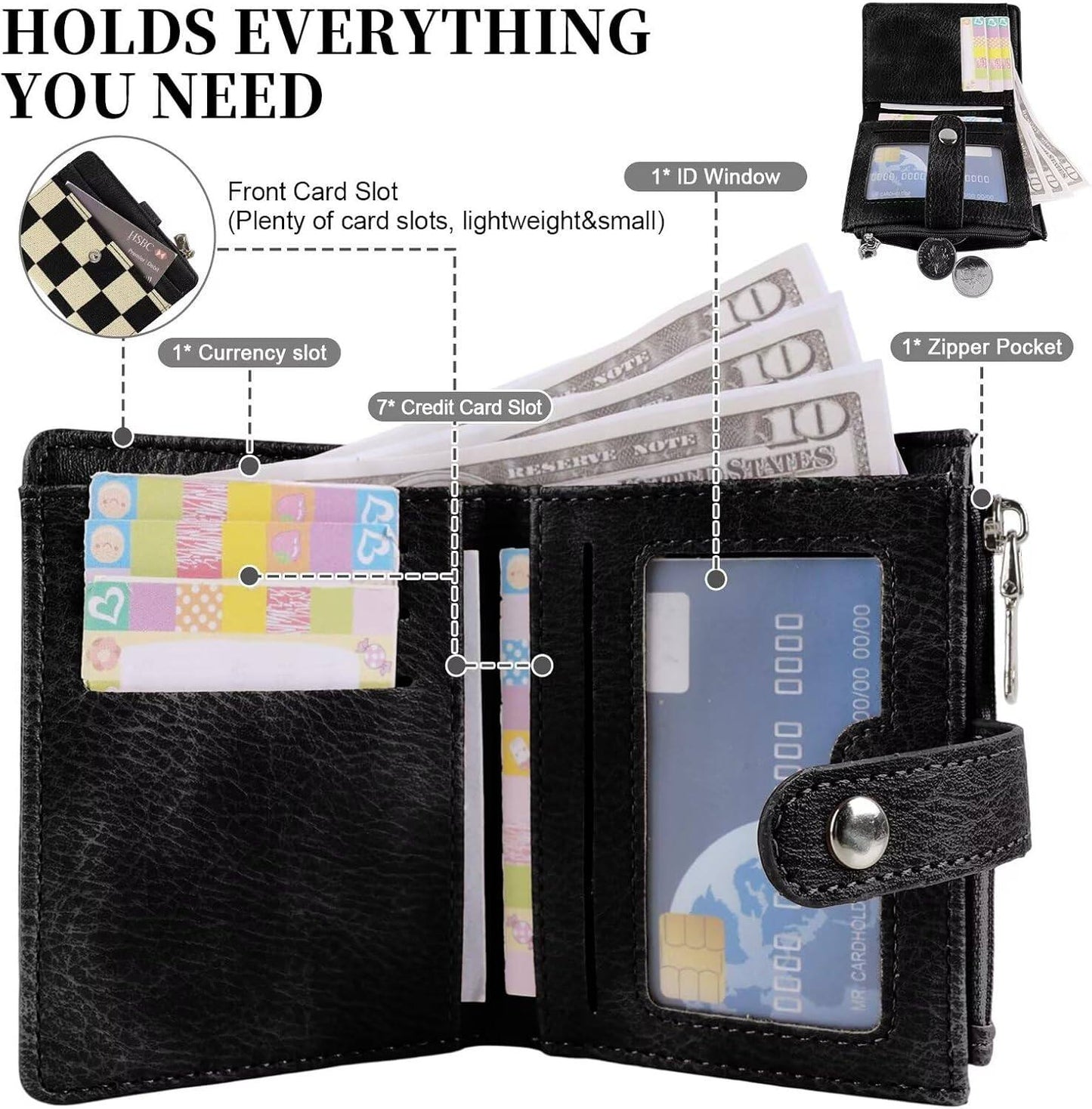 💥checkered wallet💥