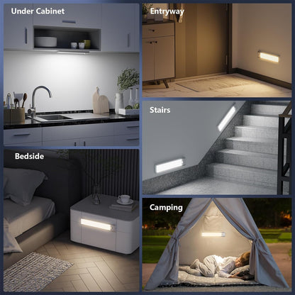 🔥LAST DAY SALE 49% OFF - 💡 2 Pack Punch-free Smart Sensor Magnetic Rechargeable LED Lights