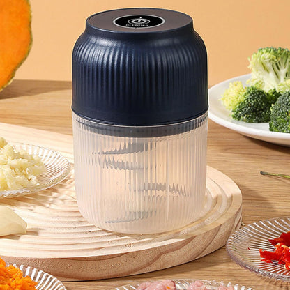 2 Pacs Electric Garlic Chopper,Mini Portable Veggie Chopper
