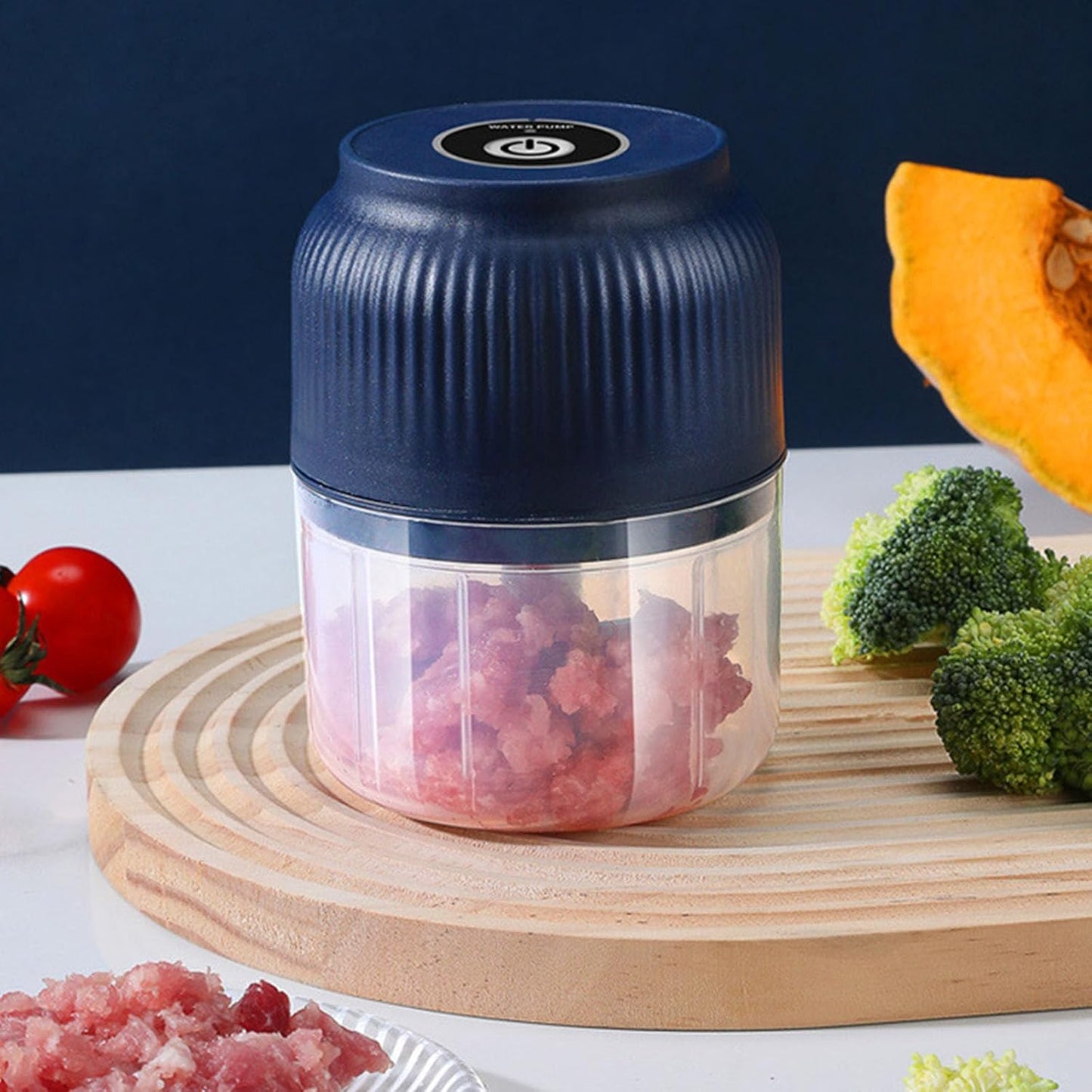 2 Pacs Electric Garlic Chopper,Mini Portable Veggie Chopper