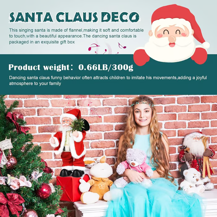 🔥Christmas Doorbuster 49% - 🎁The Twerking Santa Gang : Electric Santa Claus - Wiggling Hips- Playing Guitar