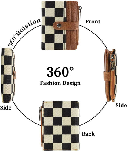 💥checkered wallet💥