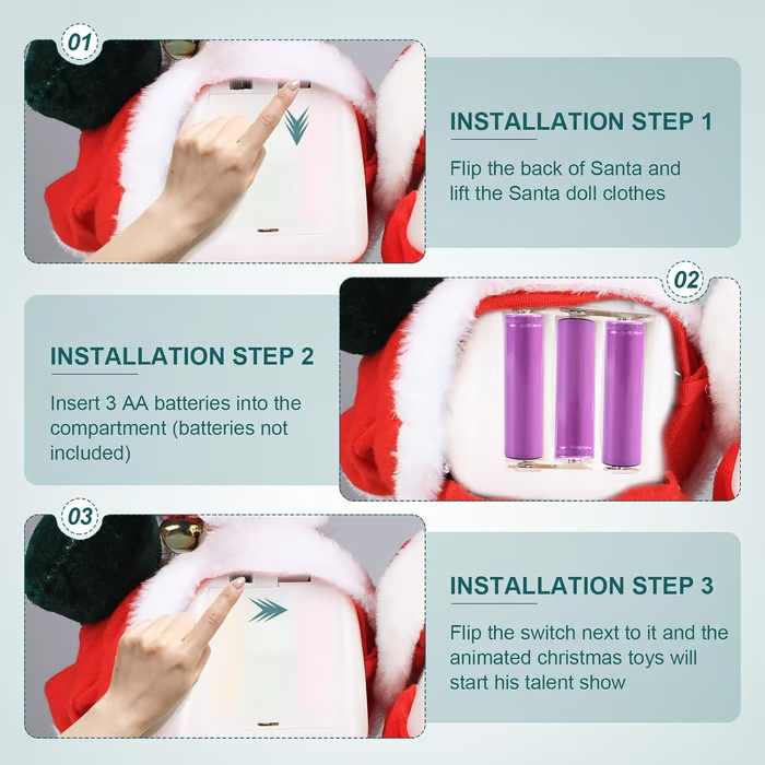 🔥Christmas Doorbuster 49% - 🎁The Twerking Santa Gang : Electric Santa Claus - Wiggling Hips- Playing Guitar