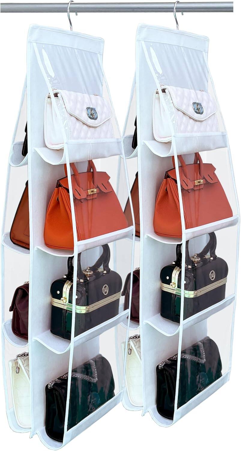 🔥LAST DAY SALE 49% OFF - 2 Packs Hanging Handbag Organizer for Close