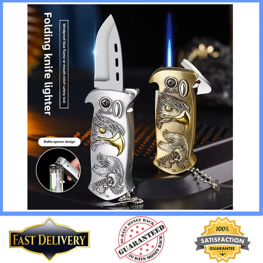 🔥Last Day: 50% OFF🔥Multifunctional lighter with folding knife and bottle opener