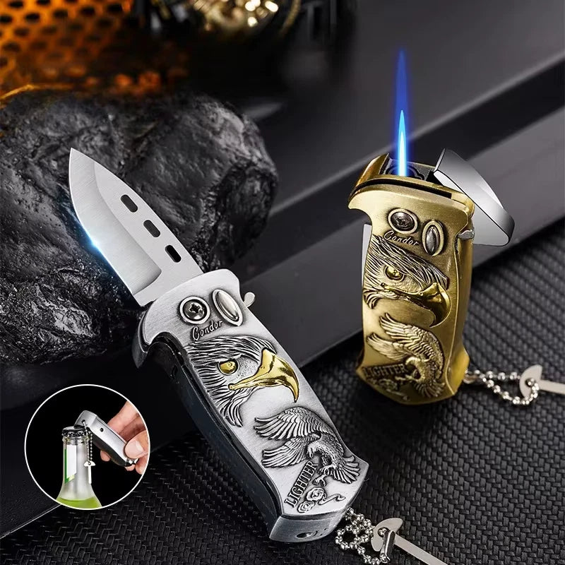 🔥Last Day: 50% OFF🔥Multifunctional lighter with folding knife and bottle opener